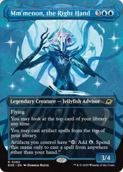 ~ Mm'menon, the Right Hand (Borderless) ~ NM ~ Edge of Eternities ~ MTG ~ - Image 1
