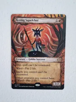 MTG Lorwyn Eclipsed Hexing Squelcher Showcase 0317 Normal Magic Card Free S&H - Image 1