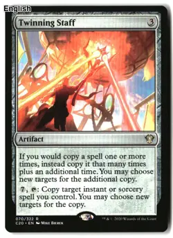 MTG Twinning Staff [C20 - 70] LP - Image 2