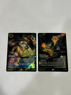 Disney Lorcana Judy Hopps and Nick Wilde Enchanted Foil NM - Image 1