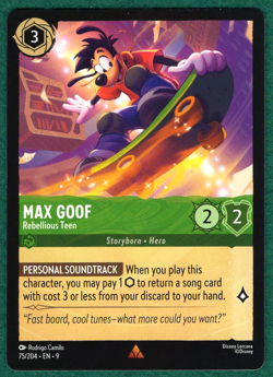 Max Goof - Rebellious Teen - Fabled #75 - Disney Lorcana TCG Card - Image 1