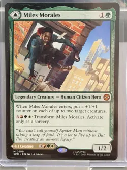 NM Miles Morales, MGT, Spider-Man, Magic the Gathering, 108 - Image 1