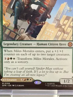NM Miles Morales, MGT, Spider-Man, Magic the Gathering, 108 - Image 3