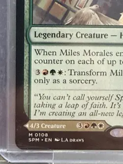 NM Miles Morales, MGT, Spider-Man, Magic the Gathering, 108 - Image 4