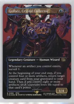 Golbez Crystal Collector (Borderless Number) Foil Magic: Final Fantasy FIN #0395 - Image 1
