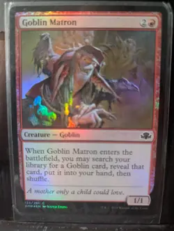 Goblin Matron Foil 123 DMR MTG SealedinSleeve - Image 1