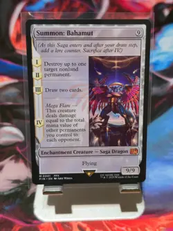 SUMMON: BAHAMUT M 0001 - Magic: The Gathering Final Fantasy - WIJAYA NM/M - Image 1
