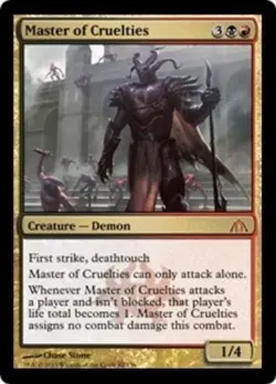 MTG - MASTER OF CRUELTIES - Dragon's Maze (M) - Image 1