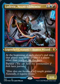 MTG - (Etched Foil) LUDEVIC, NECRO-ALCHEMIST - Commander Legends (M) - Image 1