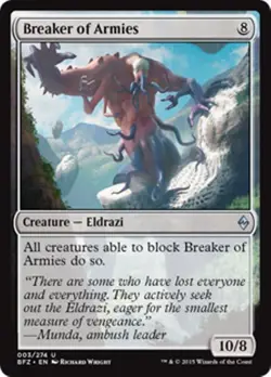 MTG - BREAKER OF ARMIES - Battle for Zendikar (U) - Image 1