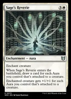 MTG - SAGE'S REVERIE - Wilds of Eldraine Com (U) - Image 1