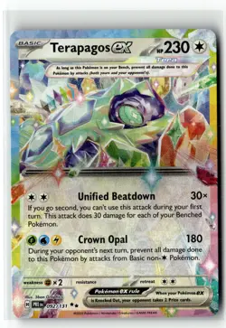 Terapagos ex [PRE - 092/131] Double Rare SV: Prismatic Evolutions EN NM - Image 1