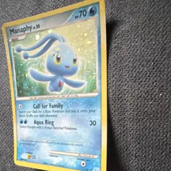 Pokemon TCG Manaphy Pop Series 6 Holo Rare Promo English 70 HP Basic 2007 4/12 - Image 3