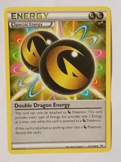 POKEMON DOUBLE DRAGON ENERGY CARD 97/108 LIGHT PLAY 2015 - Image 1