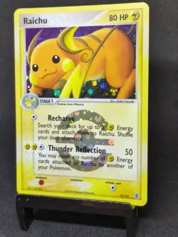 Pokemon Raichu NM Reverse Holo 12/112 EX Firered & Leafgreen Near Mint 2004 - Image 2