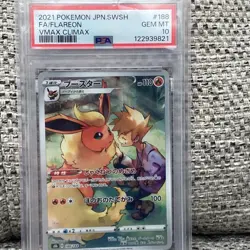The Pokemon Company PSA 10 Flareon 188/184 S8b VMAX Climax JP FA Holo - Image 1