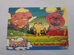 Pokemon TCG Rest and Relaxation at Last Pokemon Topps Pikachu's Vacation 49 - Image 1
