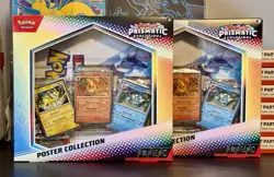 LOT OF 2 - Pokemon TCG SV8.5 Prismatic Evolutions Poster Collection Boxes Sealed - Image 1