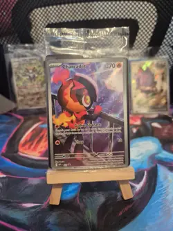 Pokemon TCG Charcadet 022 Black Star Promo Sealed Promo Phantasmal Flames - Image 1