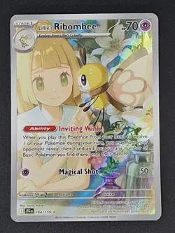 Lillies Ribombee Pokemon Journey Together Illustration 164/159 - Image 1