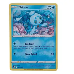Phione 045/195 Non Holo Rare Pokemon TCG Silver Tempest - Image 1