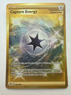 Capture Energy (Secret) 201/189 Swsh03: Darkness Ablaze Holo Pokemon TCG - Image 1