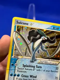 VTG 2005 Pokemon EX Unseen Forces Suicune Gold Star 115/115 Ultra Rare DMG - Image 4