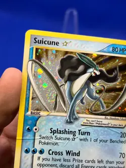 VTG 2005 Pokemon EX Unseen Forces Suicune Gold Star 115/115 Ultra Rare DMG - Image 5