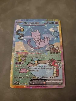 Mewtwo Pokemon Card Display Art Card - Image 1