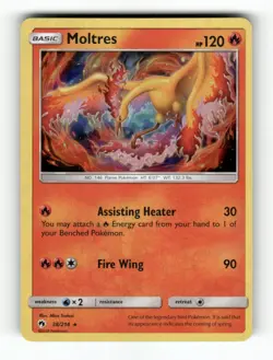 Moltres (Cracked Ice Holo) - 38/214 - Deck Exclusives - Pokemon - - Holo NM - Image 1