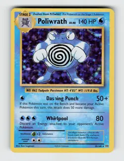 Poliwrath 25/108 Holo Rare Evolutions Pokemon 2016 Near Mint - Image 1