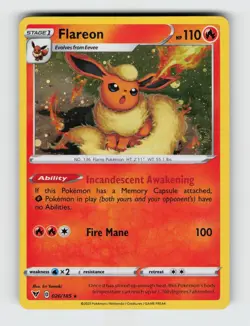 Flareon (Cosmos Holo) 026/185 Promo Miscellaneous Cards & Products Pokemon NM - Image 1