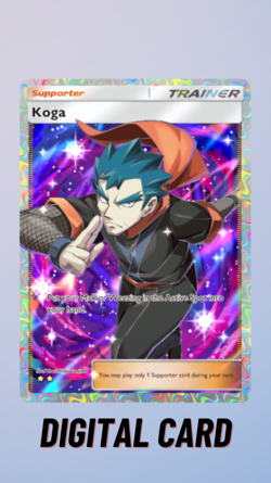 Koga Genetic Apex Pokemon TCG Pocket Trade 2 Star ⭐⭐ (English) - Image 1