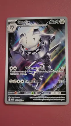 Steelix 150/132 Illustration Rare Pokemon Mega Evolution NM - Image 1