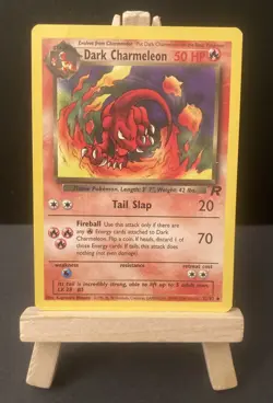 Pokemon | Dark Charmeleon 32/82 | Team Rocket Non-Holo Uncommon | WOTC - Vintage - Image 1