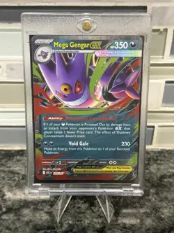 Pokemon Mega Gengar ex 056/094 Me02: Phantasmal Flames Holo 350 HP Void Gale - Image 2
