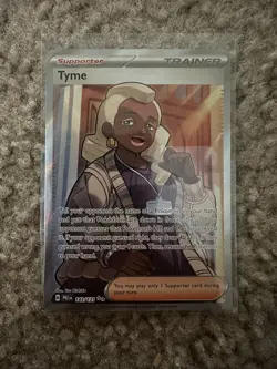 2025 Pokemon SV Prismatic Evolutions PRE EN Tyme Ultra Rare #143/131 - Image 1