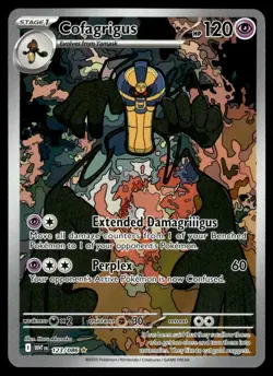 2025 SV: White Flare Cofagrigus - 123/086 Illustration Rare #123/086 - Image 1