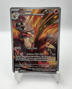 Pokemon Co Blaziken Sv10 Destined Rivals #192/182 Illus Rare Full Art Holo EN - Image 1