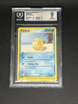 Pokemon Psyduck 2004 Team Magma vs Team Aqua 44/95 BGS 9 Graded English - Image 1