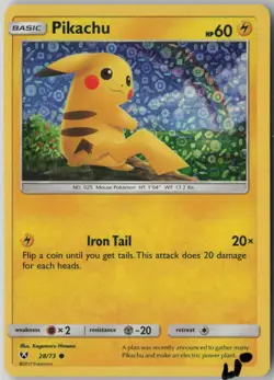 Pikachu 28/73 LP Shining Legends - Image 1