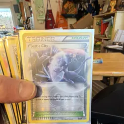 Pokemon TCG Holo Trainer Stadium Card - Battle City BW48 Black Star Promo - Image 1