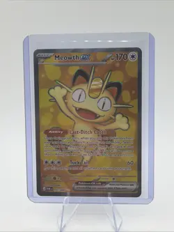 Pokemon TCG Meowth ex 107/088 Me03: Perfect Order Ultra Rare Holo - Image 2
