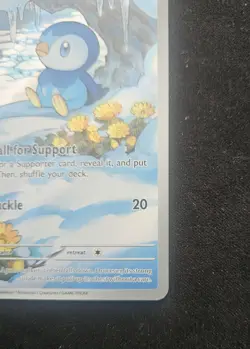 Pokemon TCG Piplup 098/094 - Phantasmal Flames - Illustration Rare - NM/M - Image 4