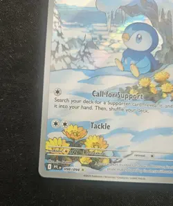 Pokemon TCG Piplup 098/094 - Phantasmal Flames - Illustration Rare - NM/M - Image 5