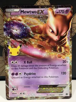Mewtwo Ex 54/99 Pokemon Celebrations 25th Anniversary Holo NM - Image 1