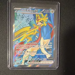 Pokemon TCG Hop's Zacian ex 176/159 Ultra Rare Holo Card Sv09 Journey Together - Image 1