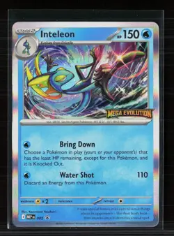 Pokemon 2025 Mega Evolution Inteleon Stamped #002 - Image 1