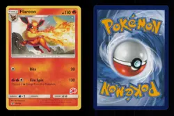 FLAREON (#44 CHARIZARD STAMPED) PROMO SM186 NM POKEMON - Image 3