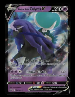 SHADOW RIDER CALYREX V PROMO HOLO SWSH131 NM POKEMON - Image 1